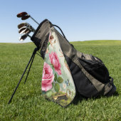 Betoverde Bloem Feeën Tuin Golfhanddoek (Groen)
