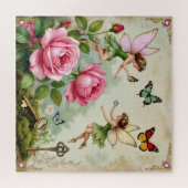 Betoverde Bloem Feeëntuin Legpuzzel (Horizontaal)