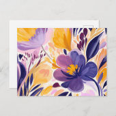 Betoverde Bloemen Briefkaart (Voorkant / Achterkant)