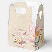 Betoverde bloemen en vlinders Baby shower Bedankdoosjes (Geopend)