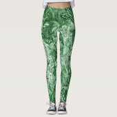 Betoverde bloemen in het bos leggings (Voorkant)
