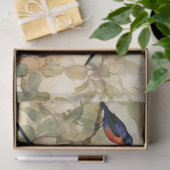 Betoverde Bloemen: Vogelkooi Decoupage Tissuepapier (Geschenk)