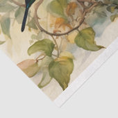 Betoverde Bloemen: Vogelkooi Decoupage Tissuepapier (Detail)