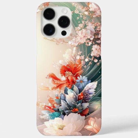 betoverde bloemencascade Case-Mate iPhone case (Achterkant)