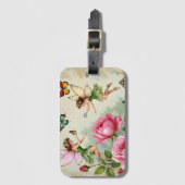 Betoverde Bloemenen Feeëntuin Bagagelabel (Voorkant (verticaal))