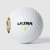 Betoverde Bloemenen Feeëntuin Golfballen (Logo)