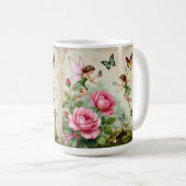 Betoverde Bloemenen Feeëntuin Koffiemok (Voorkant rechts)