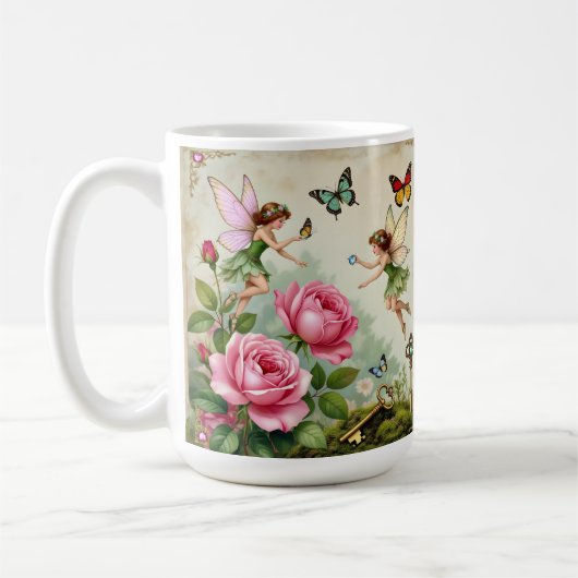 Betoverde Bloemenen Feeëntuin Koffiemok (Links)