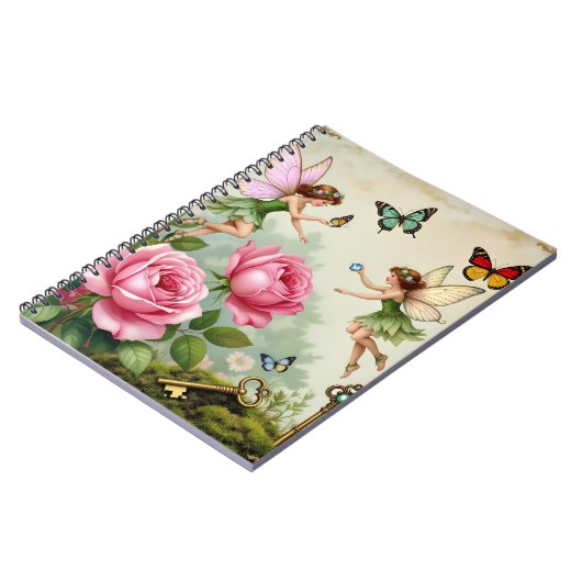 Betoverde Bloemenen Feeëntuin Notitieboek (Linkerzijde)