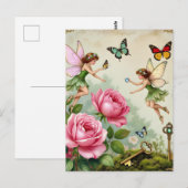 Betoverde Bloemenneveltuin Briefkaart (Voorkant / Achterkant)