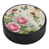 Betoverde Bloemenneveltuin Hockey Puck (3/4)