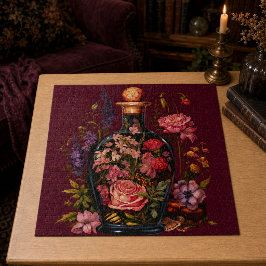 Betoverde Bloemenpotionpuzzel | Fantasie Botanisch Legpuzzel