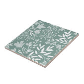 Betoverde Bloemenweide Dromen L6 Witte Bloemen Tegeltje (Zijkant)