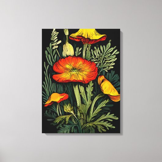 Betoverde bloesems canvas afdruk (Voorkant)