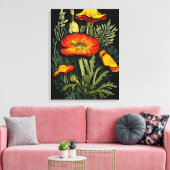 Betoverde bloesems canvas afdruk (Insitu (Woonkamer))