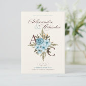 🌸 Betoverde bloesems: een viering van de liefde Kaart (Staand voorkant)