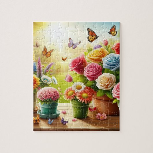 Betoverde Bloesems Legpuzzel (Verticaal)