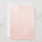 Betoverde Blush Roze Sprookje Trouwuitnodiging Kaart (Achterkant)