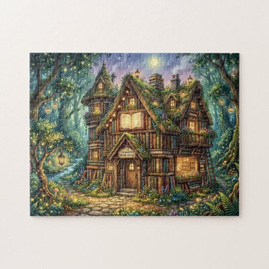 Betoverde Boekhuis Legpuzzel (Horizontaal)