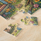 Betoverde Boekhuis Legpuzzel (Zijkant)