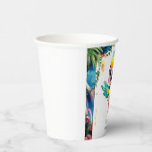 Betoverde Boho Parrot Verjaardag Papieren Bekers (Rechts)