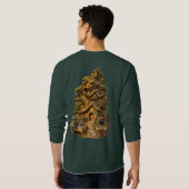 Betoverde boomhut fantasie heren sweatshirt ... (Achterkant volledig)