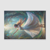 Betoverde Bos Ballerina Decoupage Tissuepapier (Voorkant)