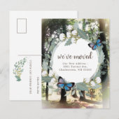 Betoverde Bos Bewegende Aankondiging Briefkaart (Voorkant / Achterkant)