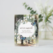 Betoverde Bos Bewegende Aankondiging Briefkaart (Staand voorkant)