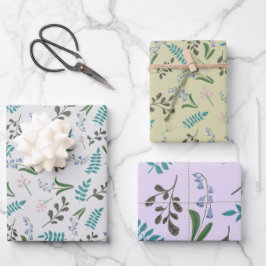 Betoverde Bos Bloemen Inpakpapier Vel