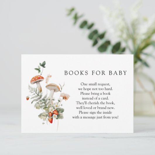 Betoverde Bos Boeken voor Baby Enclosure Kaart (Staand voorkant)