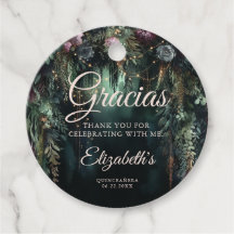 Betoverde Bos Boog Sprookje Groen Quinceanera