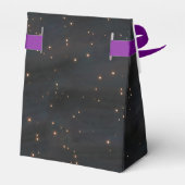 Betoverde bos bosdieren verjaardag bedankdoosjes (Achterkant)