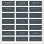 Betoverde Bos Bruiloft Gasten Adresetiketten Sticker (Vel)