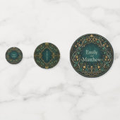 Betoverde Bos Bruiloft Tafel Confetti (Voorkanten)
