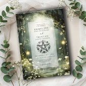 Betoverde Bos bruiloft uitnodiging