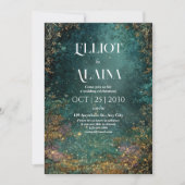 Betoverde Bos bruiloft uitnodiging (Voorkant)