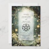 Betoverde Bos bruiloft uitnodiging (Voorkant)