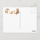 Betoverde Bos Dank U Briefkaart (Achterkant)