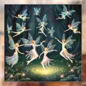 Betoverde Bos Dansen Feeën Raamsticker (Vel 2)