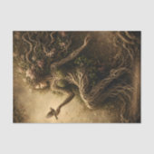 Betoverde Bos Dryad Decoupage Tissuepapier (Voorkant)