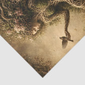 Betoverde Bos Dryad Decoupage Tissuepapier (Detail)