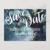 Betoverde Bos Eiken Boom Fairy Lights Opslaan Datu Briefkaart (Voorkant)