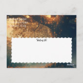 Betoverde Bos Eiken Boom Fairy Lights Opslaan Datu Briefkaart (Achterkant)