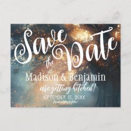 Betoverde Bos Eiken Boom Fairy Lights Opslaan Datu Briefkaart