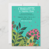 Betoverde bos en paddenstoelen Sprookjesachtige tu Kaart (Voorkant)