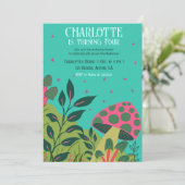 Betoverde bos en paddenstoelen Sprookjesachtige tu Kaart (Staand voorkant)