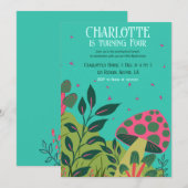 Betoverde bos en paddenstoelen Sprookjesachtige tu Kaart (Voorkant / Achterkant)