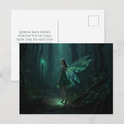 Betoverde Bos Fairy Fantasy Art Briefkaart (Voorkant / Achterkant)