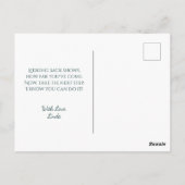 Betoverde Bos Fairy Fantasy Art Briefkaart (Achterkant)